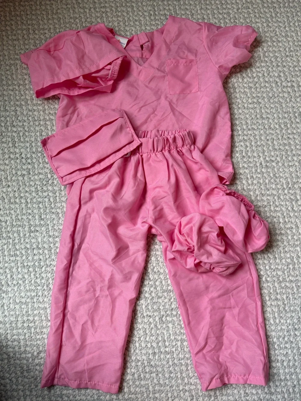 Size 2T (12-24m) Doctor/Surgeon Dress Up set pink